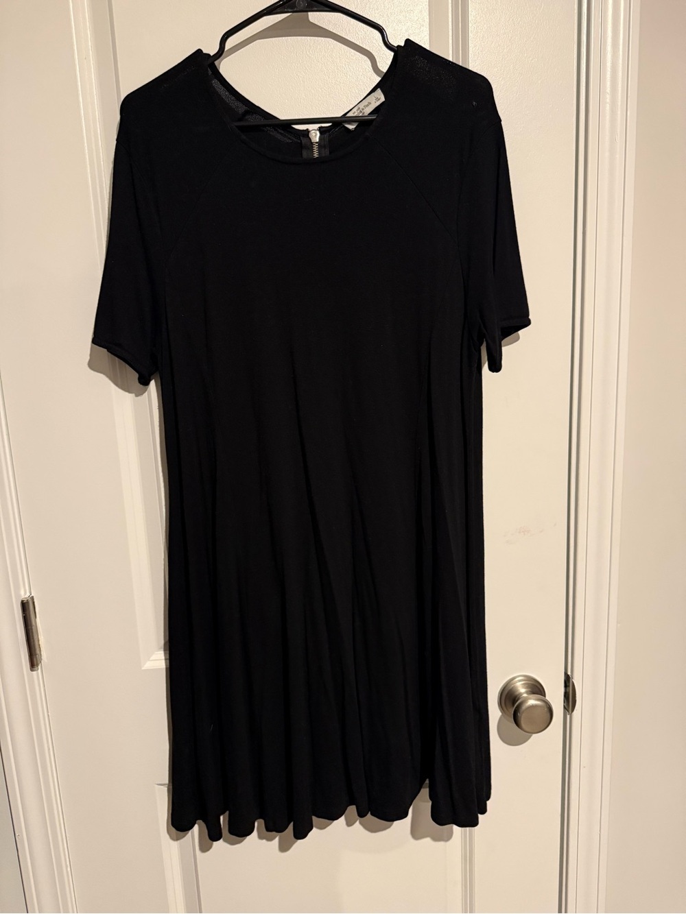 Abercrombie & Fitch Black Short Sleeve Swing Tunic